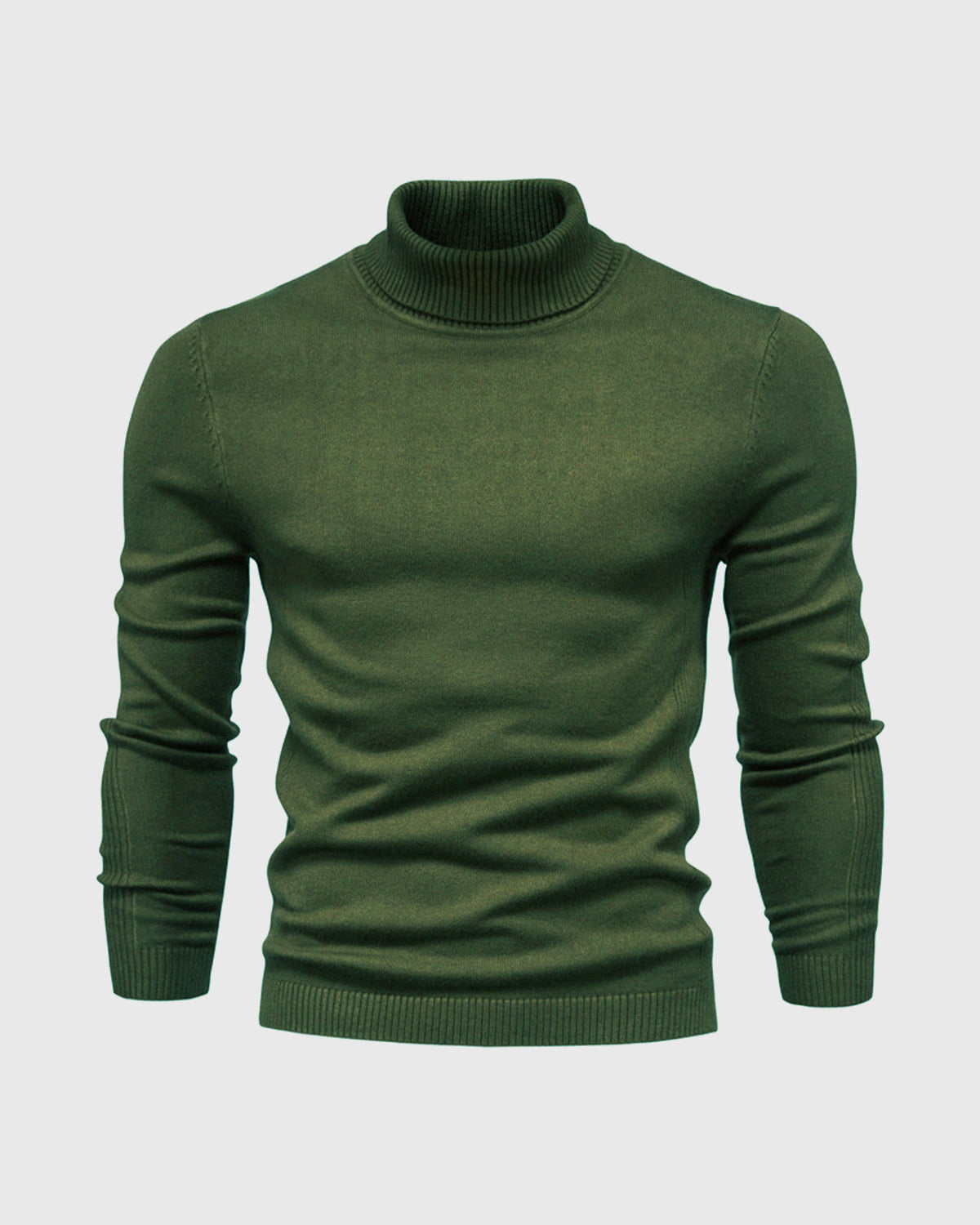 Men’s Knitted Turtleneck Sweater | Warm Winter Roll Neck