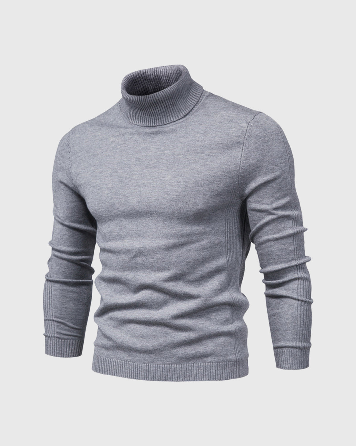 Men’s Knitted Turtleneck Sweater | Warm Winter Roll Neck