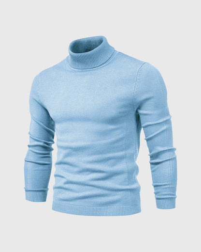 Men’s Knitted Turtleneck Sweater | Warm Winter Roll Neck