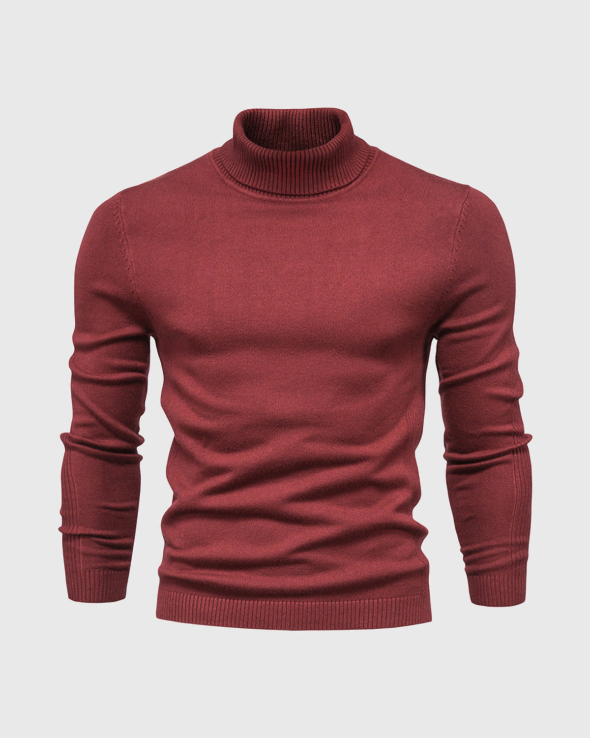 Men’s Knitted Turtleneck Sweater | Warm Winter Roll Neck
