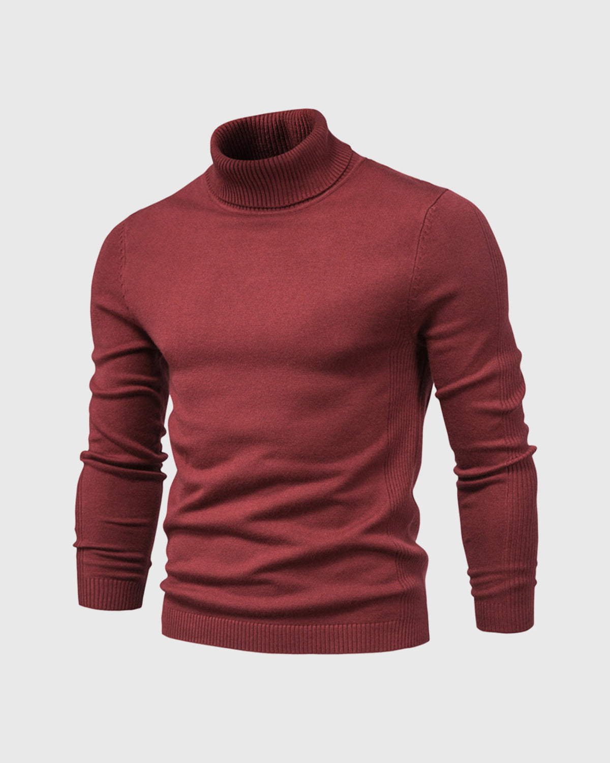 Men’s Knitted Turtleneck Sweater | Warm Winter Roll Neck