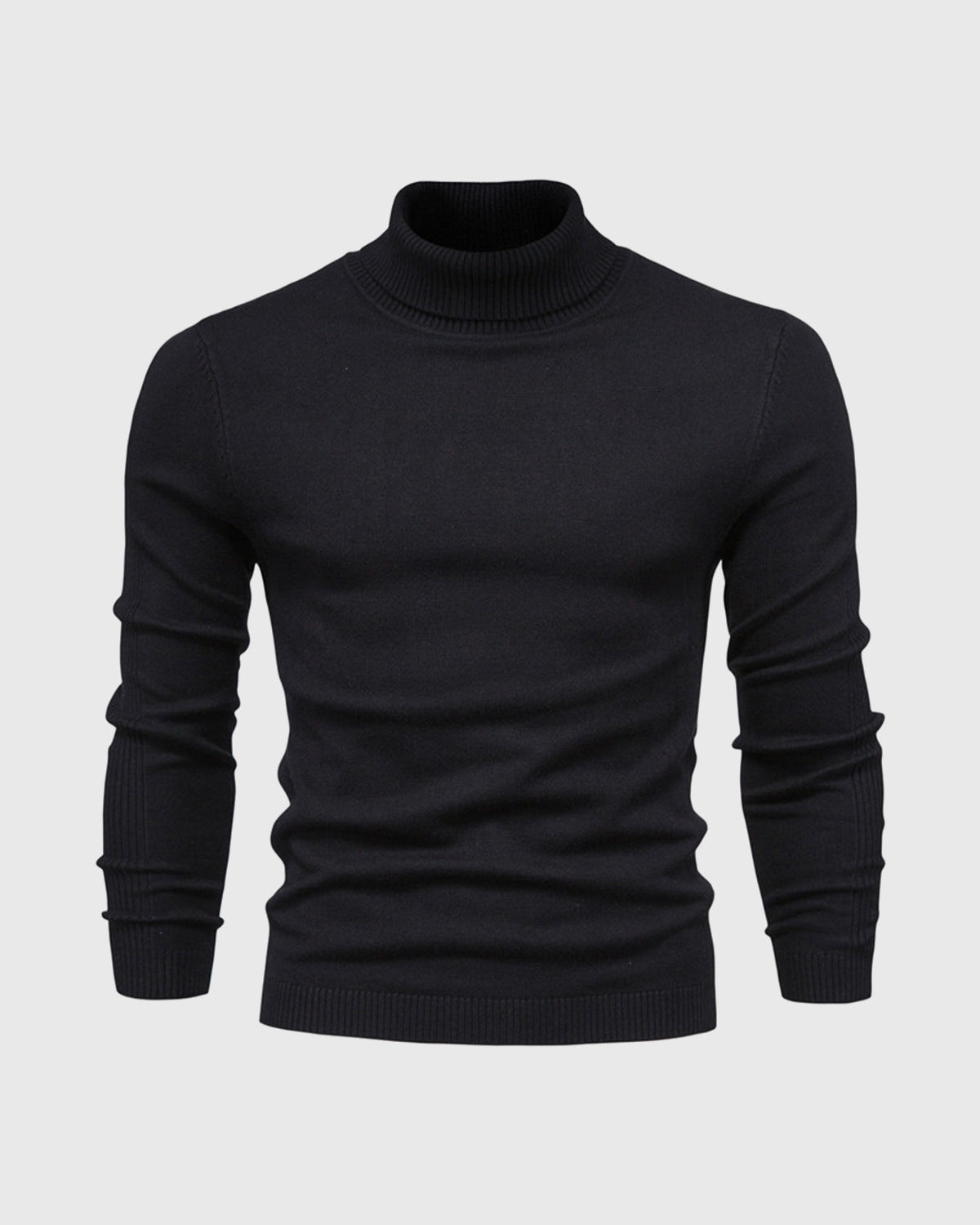 Men’s Knitted Turtleneck Sweater | Warm Winter Roll Neck
