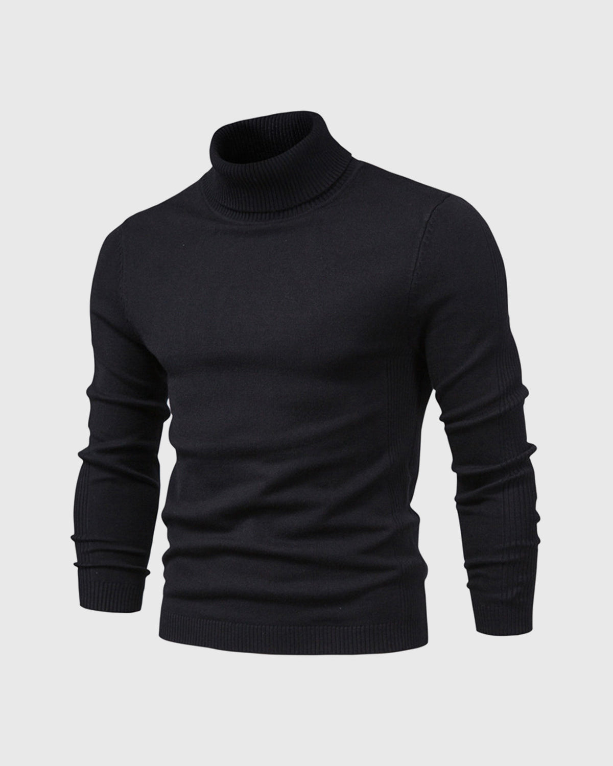 Men’s Knitted Turtleneck Sweater | Warm Winter Roll Neck