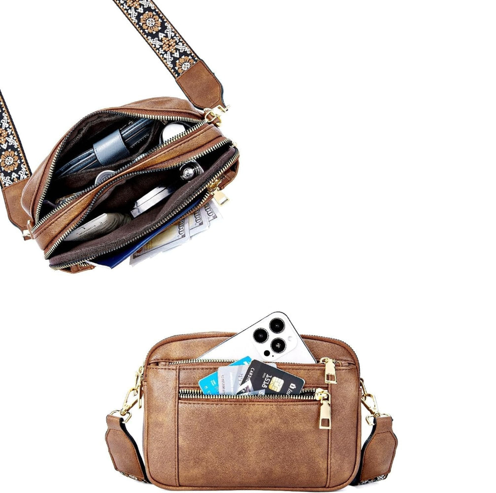 Moon Refined Leather Shoulder Bag - MOOD Melbourne