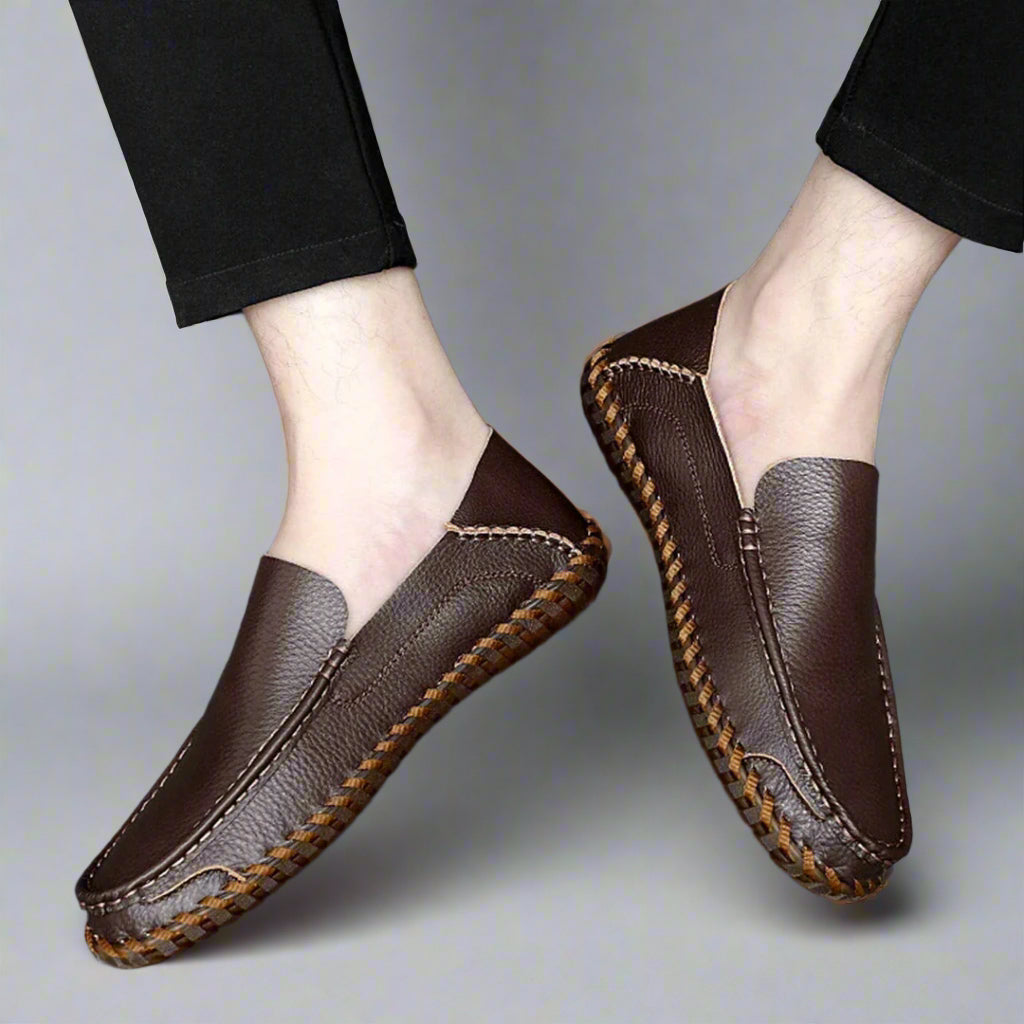 Men’s Slip On Loafers Shoes | Walking Work Comfort