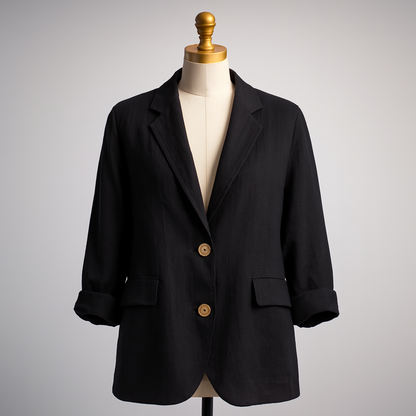 Studio style luxury black blazer