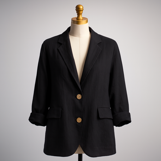 Studio style luxury black blazer