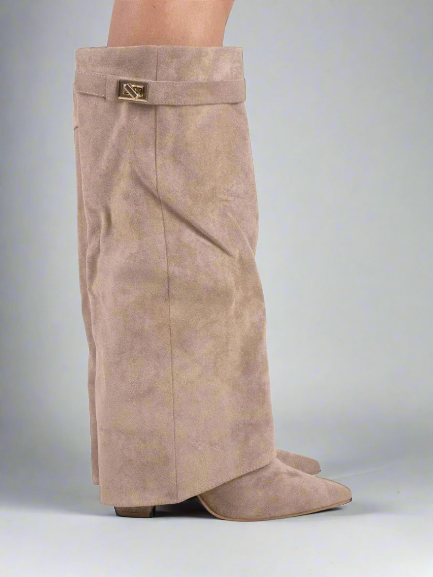 Women’s Knee High Wedge Boots | Heeled, Closed Toe