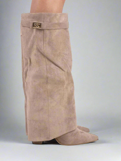 Women’s Knee High Wedge Boots | Heeled, Closed Toe