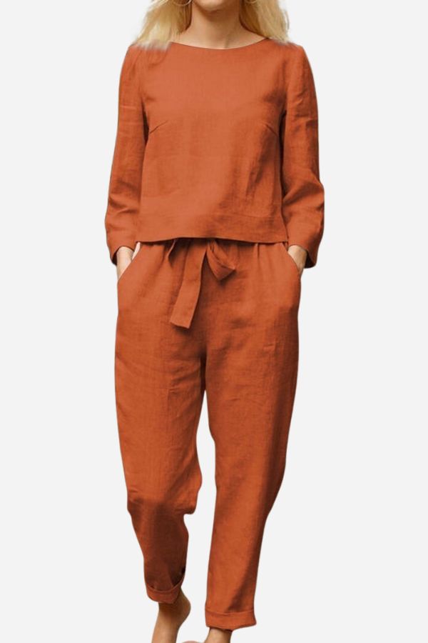 Women’s Loungewear Co Ord Set | Two Piece, High Waist