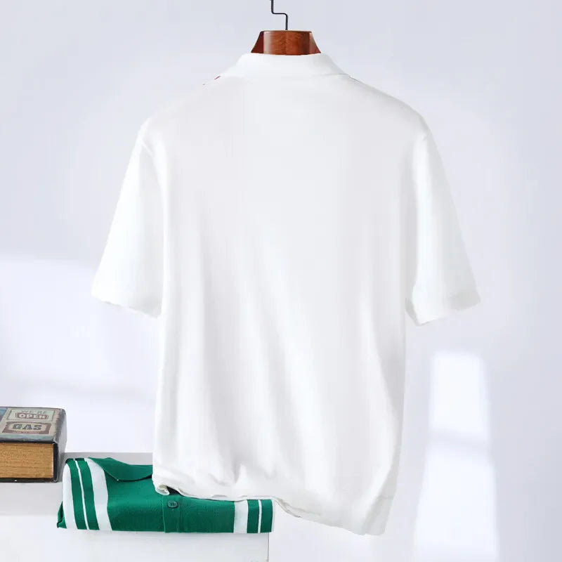 Men's Short Sleeve Polo Shirt | Casual Vintage Style