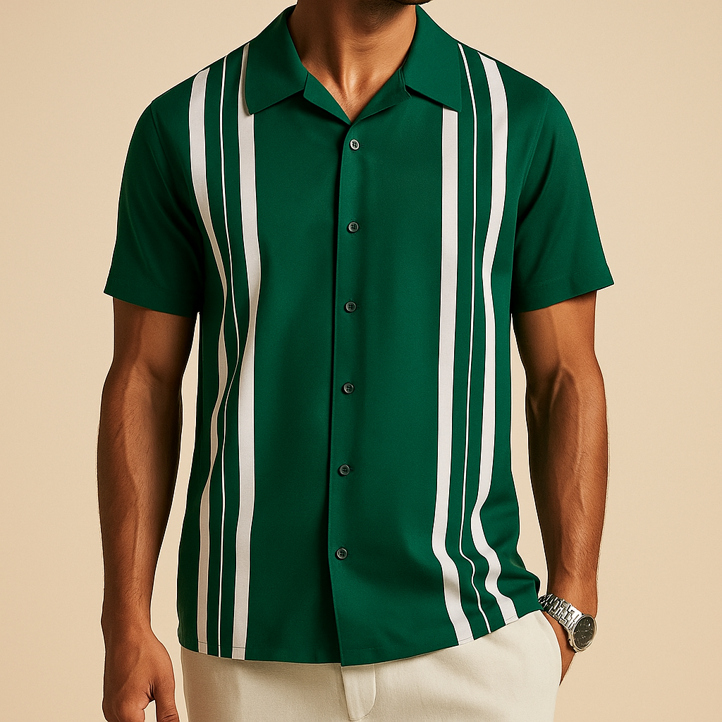 Men's Short Sleeve Polo Shirt | Casual Vintage Style
