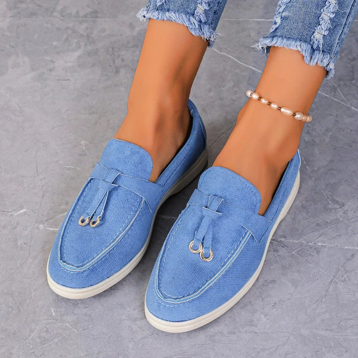 Women Slip On Loafers Shoes | Flat Walking Style
