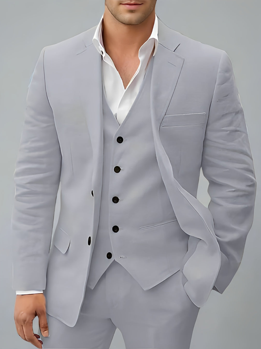 Men's Three Piece Suit | Slim Fit Wedding Set