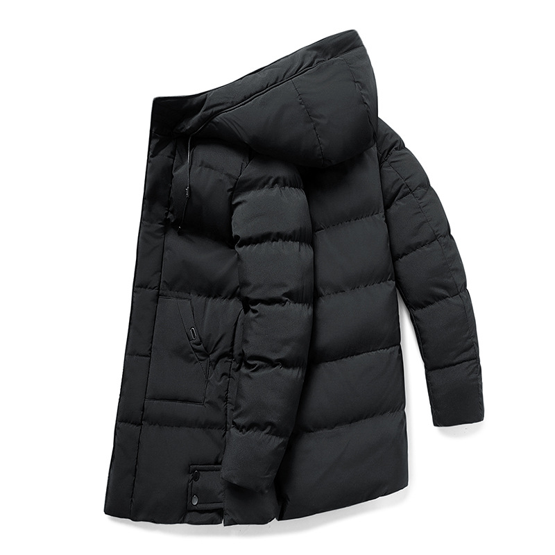 Men's Long Puffer Coat | Winter Waterproof Parka