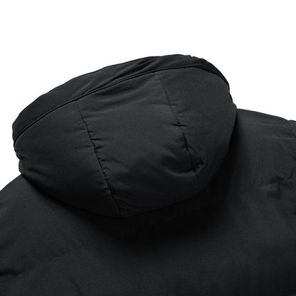 Men's Long Puffer Coat | Winter Waterproof Parka