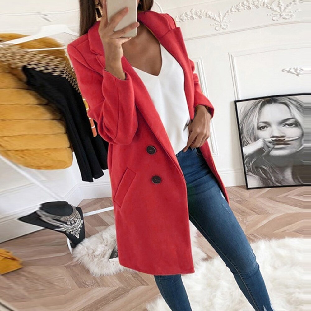 Women’s Long Trench Coat | Lightweight Spring Jacket