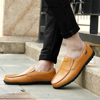Men’s Slip On Loafers Shoes | Work Walking Comfort