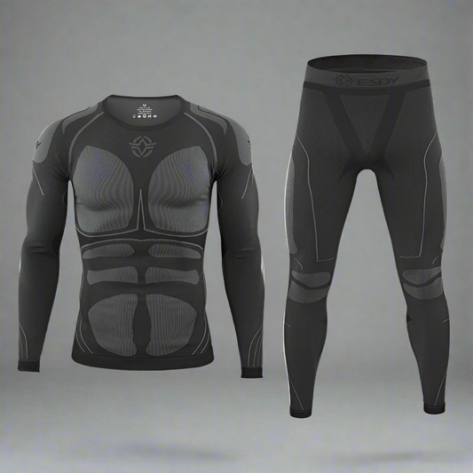 Men's Thermal Compression Tracksuit | Long Sleeve Base Layer Set