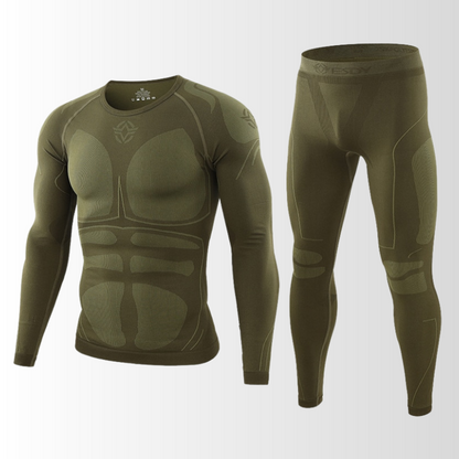 Men's Thermal Compression Tracksuit | Long Sleeve Base Layer Set