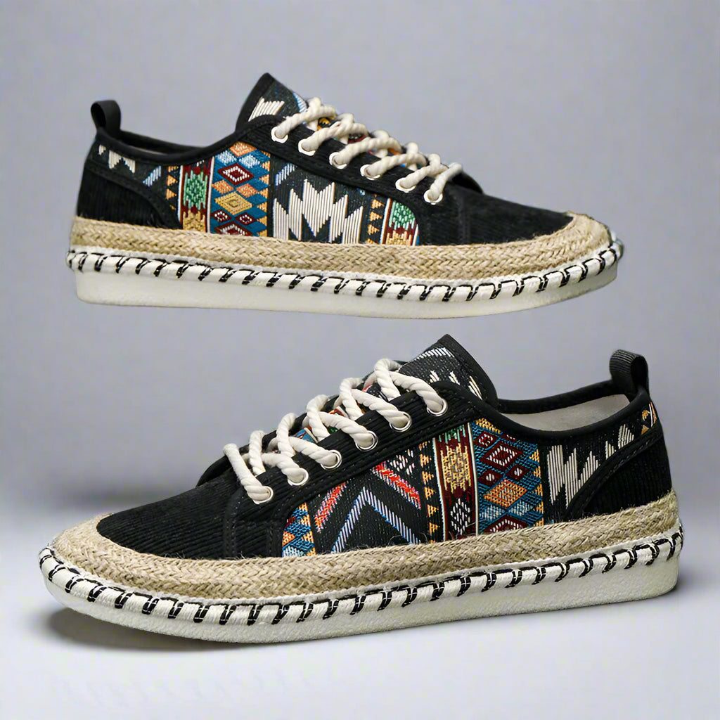 Women Espadrille Flat Sneakers | Walking Shoes Lightweight