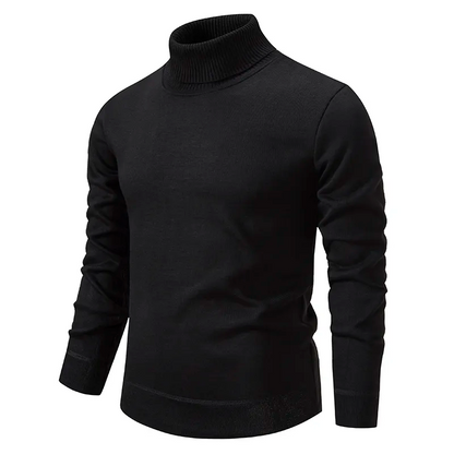 Men’s Knitted Turtleneck Sweater | Warm Long Sleeve