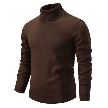Men’s Knitted Turtleneck Sweater | Warm Long Sleeve
