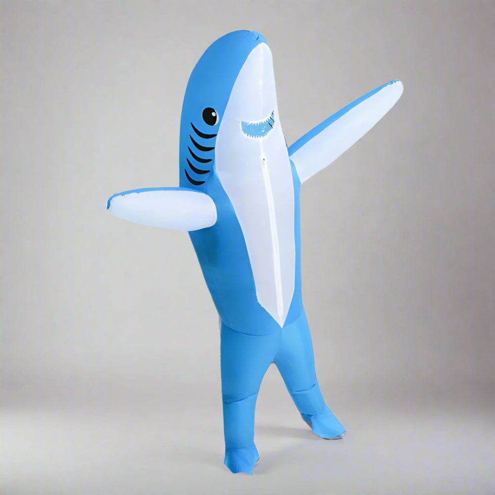 Halloween Costume Inflatable Shark Full Body Suit