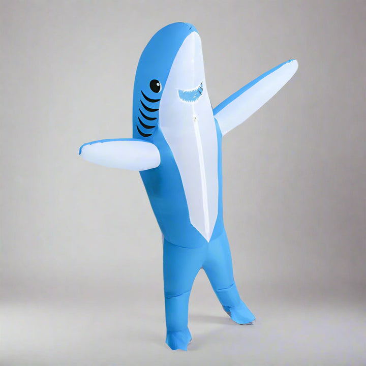Halloween Costume Inflatable Shark Full Body Suit