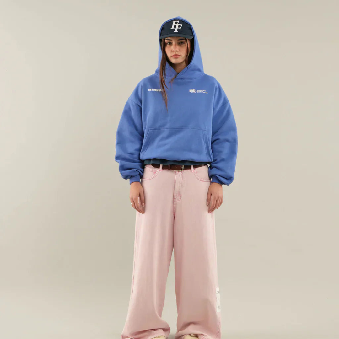 Women’s Oversized Graphic Sweatshirt Hoodie | Cropped Fit