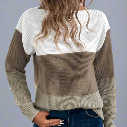 Women's Knitted Jumper | Long Sleeve Casual Sweater