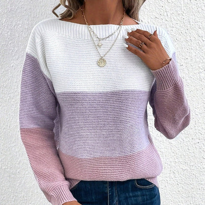 Women's Knitted Jumper | Long Sleeve Casual Sweater