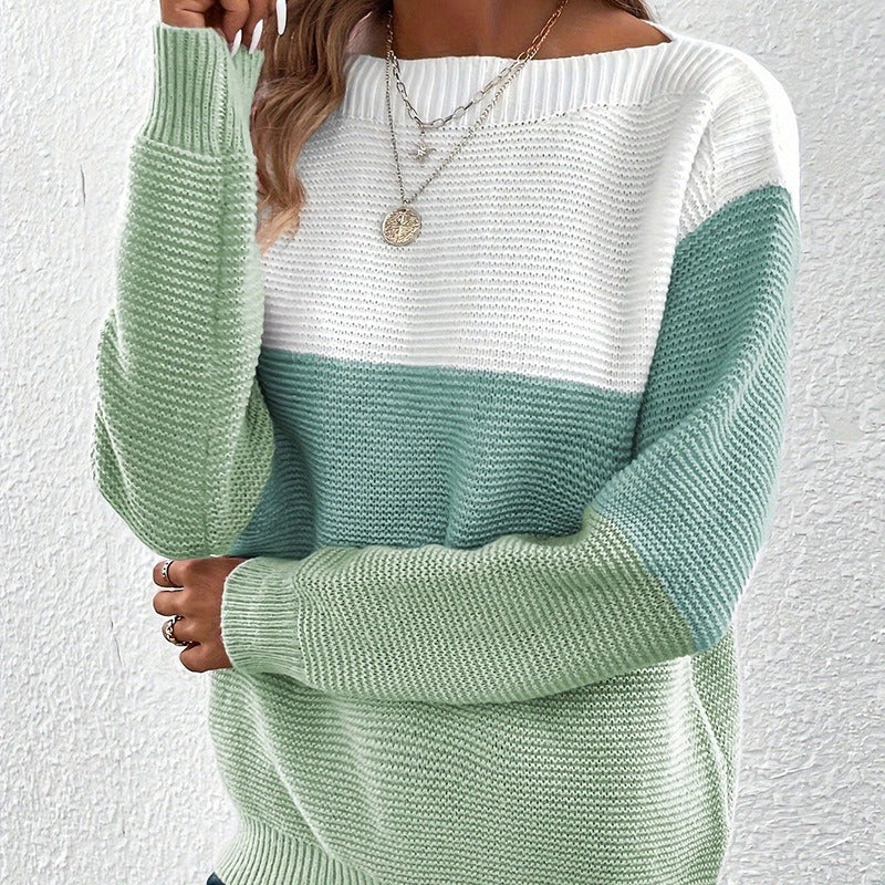Women's Knitted Jumper | Long Sleeve Casual Sweater