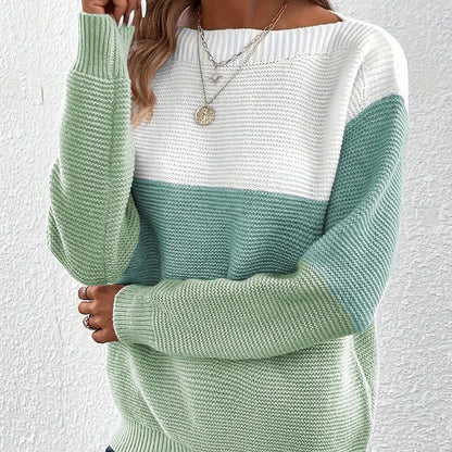 Women's Knitted Jumper | Long Sleeve Casual Sweater