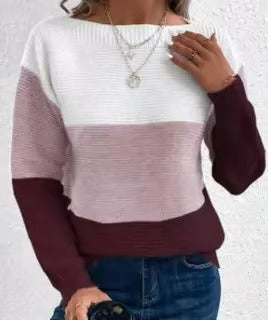 Women's Knitted Jumper | Long Sleeve Casual Sweater
