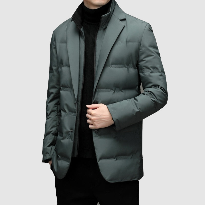 Men’s Winter Puffer Jacket Tailored Warm Parka