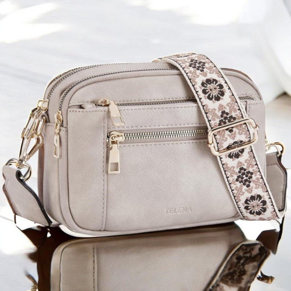 Moon Refined Leather Shoulder Bag - MOOD Melbourne
