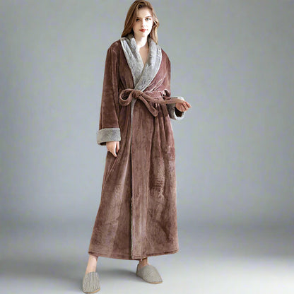 Indy Liebe Nest Bathrobe | Soft & Stylish-Coffee-M-State of Style