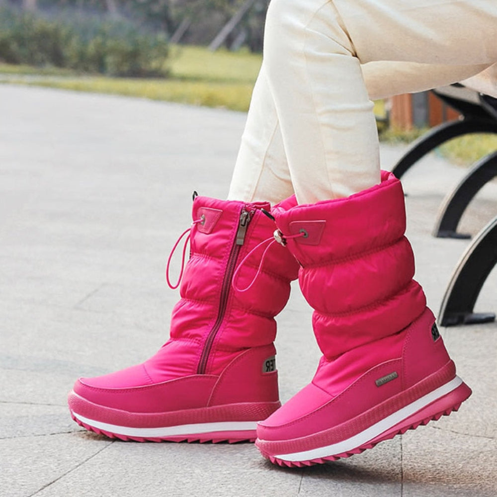 Women's Knee High Winter Boots | Waterproof Snow Grip
