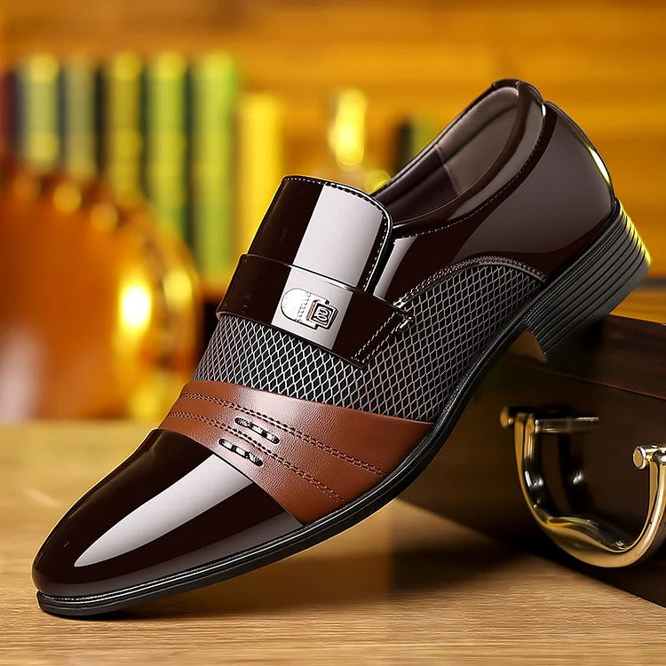 Men’s Slip On Wedding Oxford Shoes | Formal Work Loafers