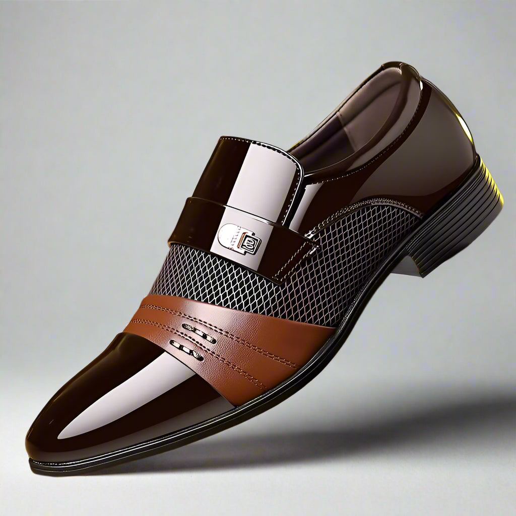 Men’s Slip On Wedding Oxford Shoes | Formal Work Loafers