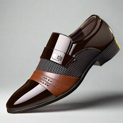 Men’s Slip On Wedding Oxford Shoes | Formal Work Loafers