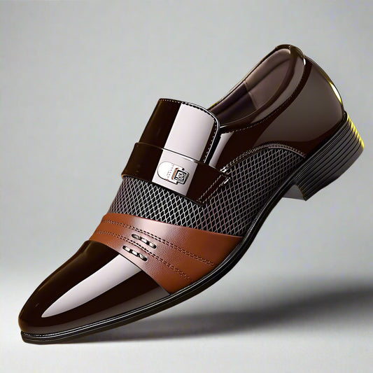 Men’s Slip On Wedding Oxford Shoes | Formal Work Loafers