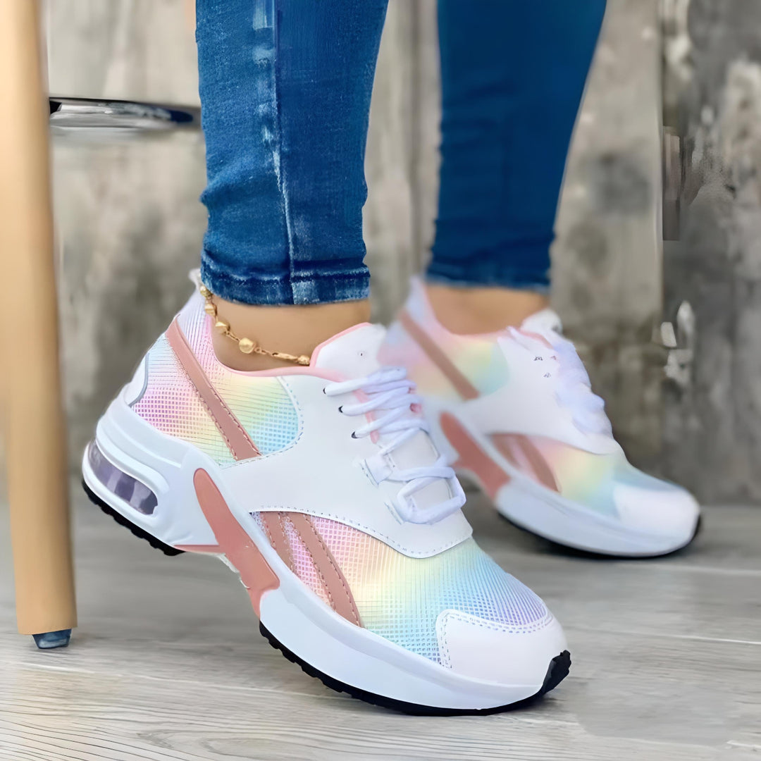 Women's Platform Walking Trainers | High Grip Sport Shoes