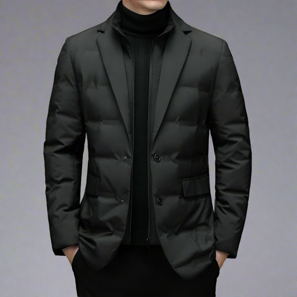 Men’s Winter Puffer Jacket Tailored Warm Parka
