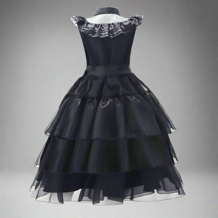 Halloween Costume Women Gothic Layered Dress