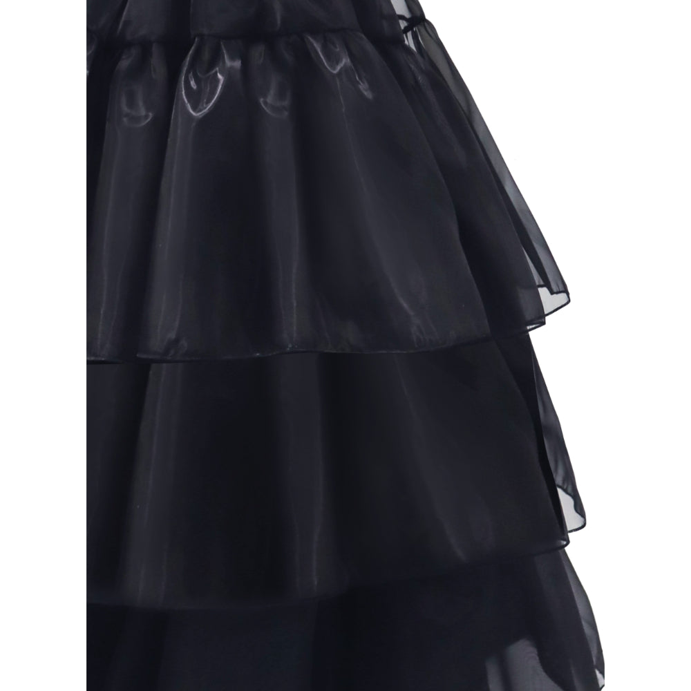 Halloween Costume Women Gothic Layered Dress