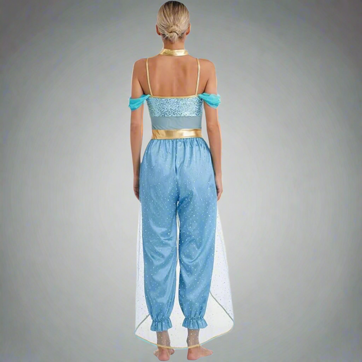 Women's Halloween Costume Jumpsuit | Sequin Sleeveless - Image 2