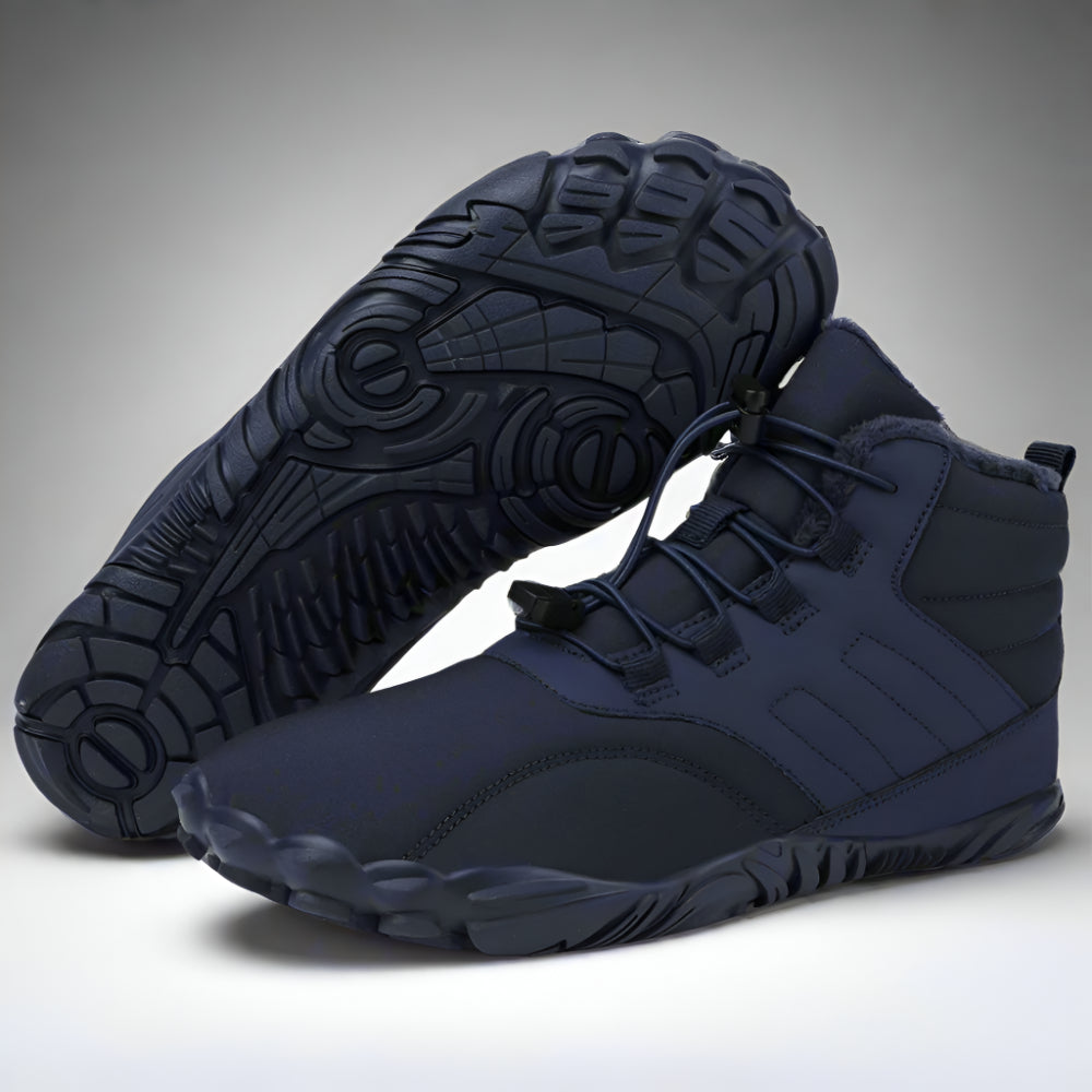 Men’s Waterproof Barefoot Snow Boots | Warm Fur Lined, Non Slip