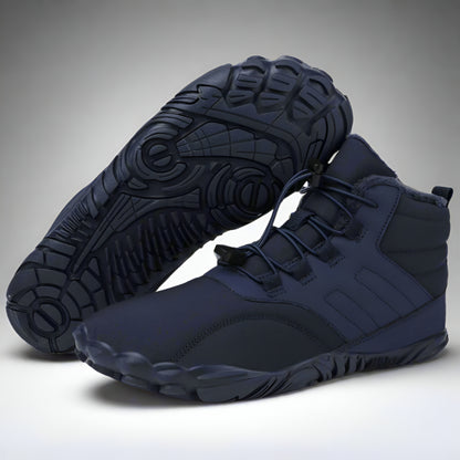 Men’s Waterproof Barefoot Snow Boots | Warm Fur Lined, Non Slip